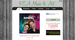 Desktop Screenshot of keamusicandart.com